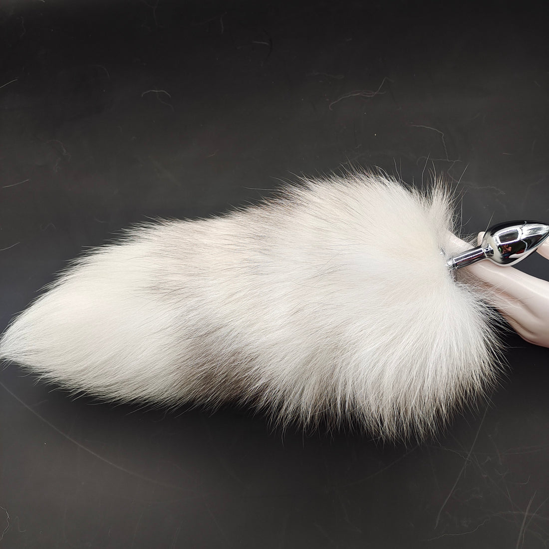 Snow Fox Tail Animal Anal Plug