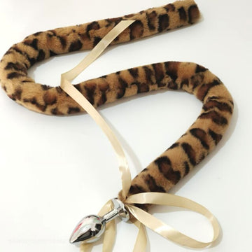Leopard Cat Tail Butt Plug Long 99cm