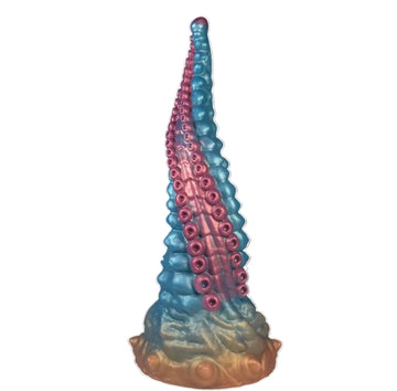 10 Inch Blue Pink Monster Tentacle Dildo