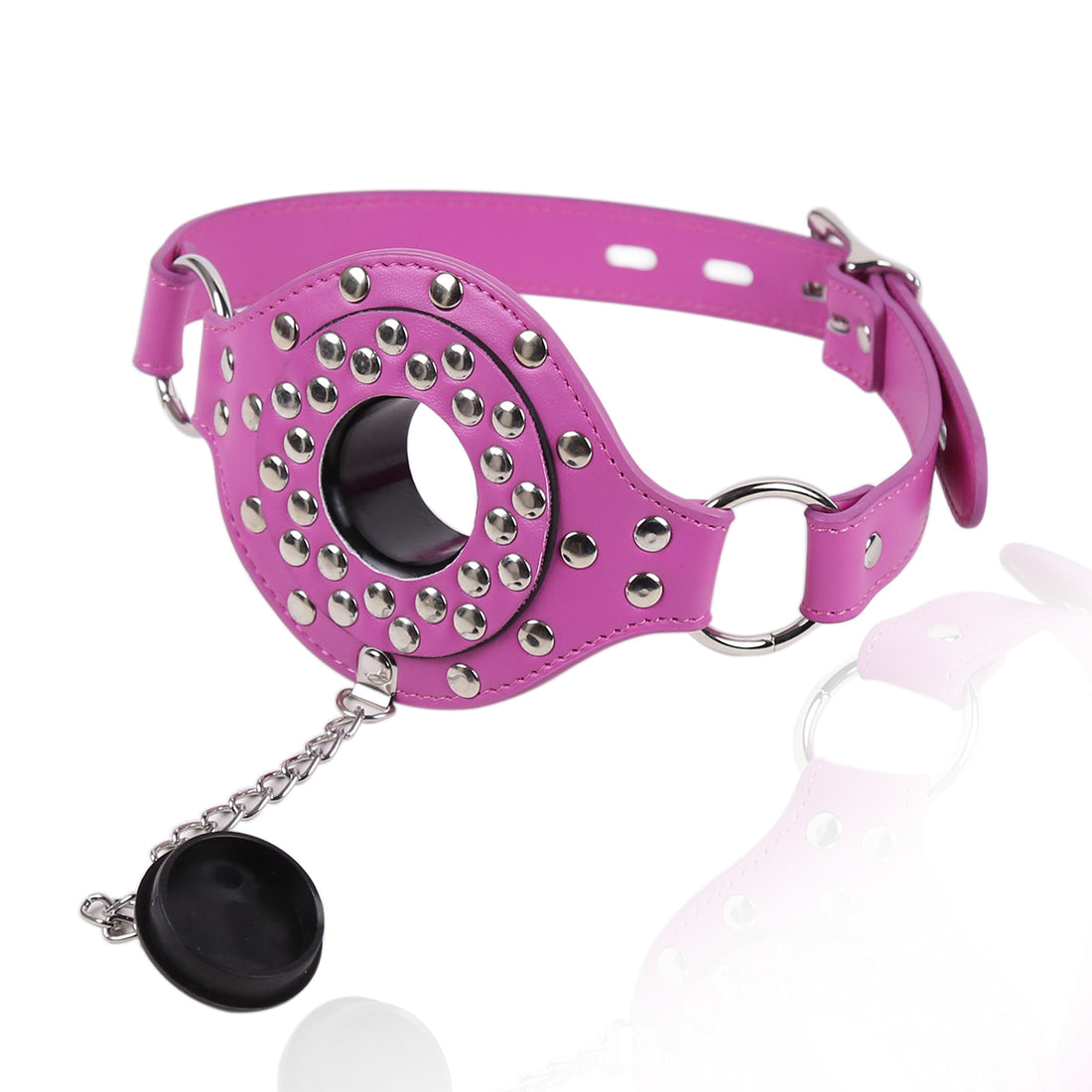 Pink Drool Toilet Lid Open Mouth Gag