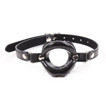 lip gag Black Rubber Slave Training Fantasy
