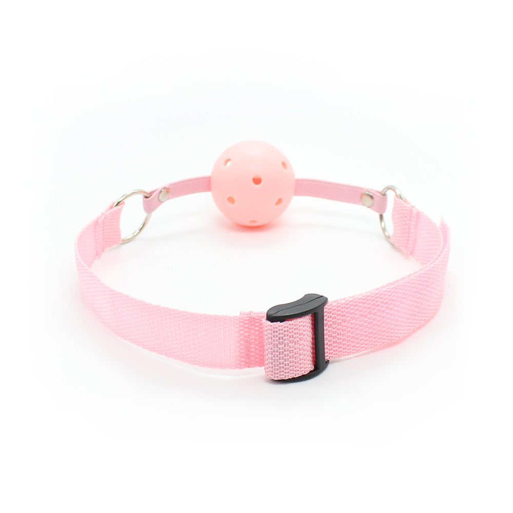 Nylon Strap Breathable Plastic Sex Tools Ball Gag