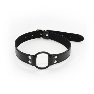 Premium Leather Bondage O-Ring Mouth Gag