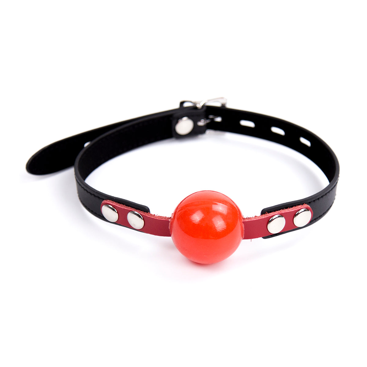 Leather Mouth Restraint Oral Fixation Ball Gag