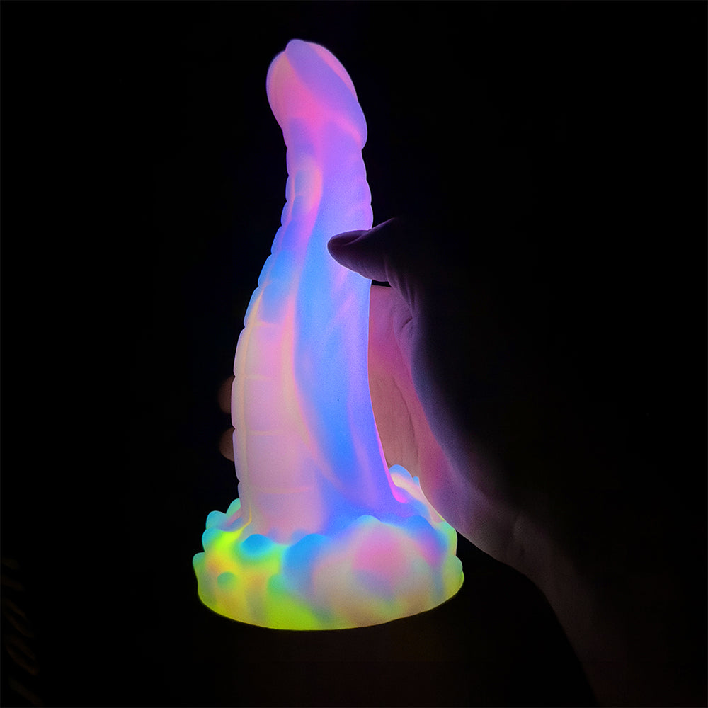 Soft Silicone Light up Fantasy Anal Dildo