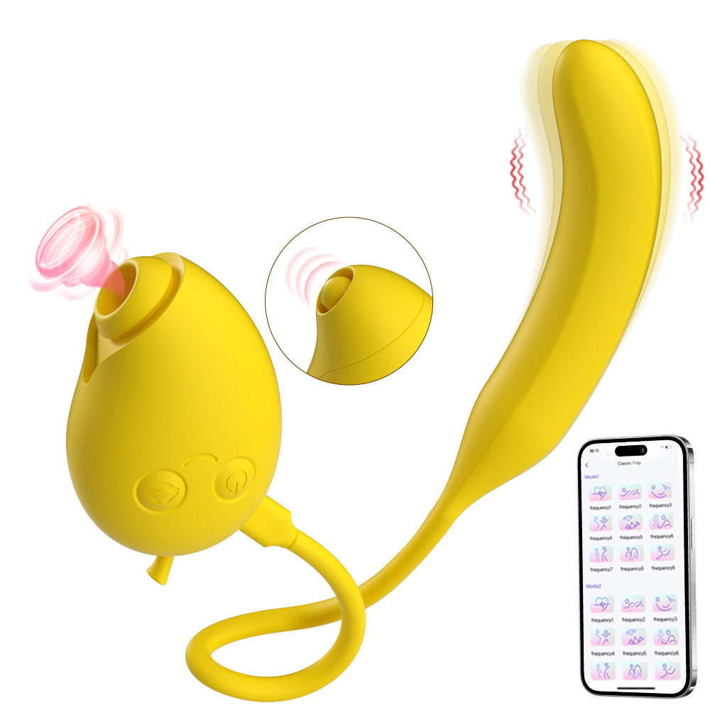 Mango Banana Sucking Vibrating Egg for Couples