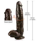 Load image into Gallery viewer, Big thick coffee dildo