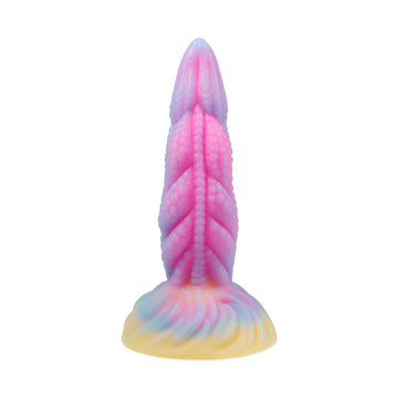 7.28 Inch Pink Textured Fantasy lights up Dildo