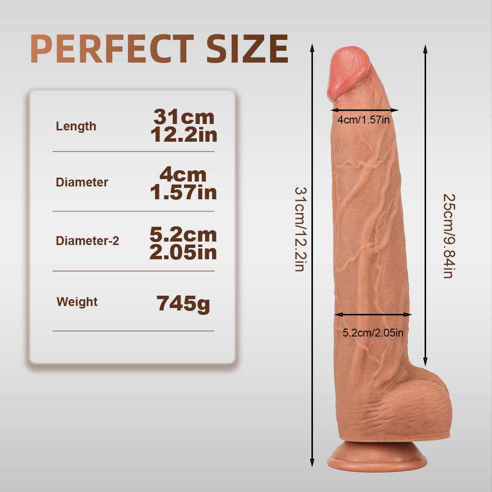 Flexible Long Flesh Realistic Huge Dildo