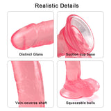 Load image into Gallery viewer, 7 inch pink dildo