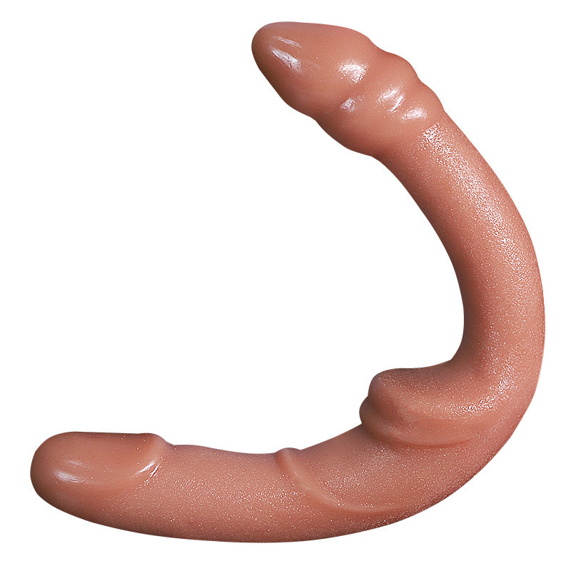 Flesh Realistic Adjustable Double Strapless Dildo