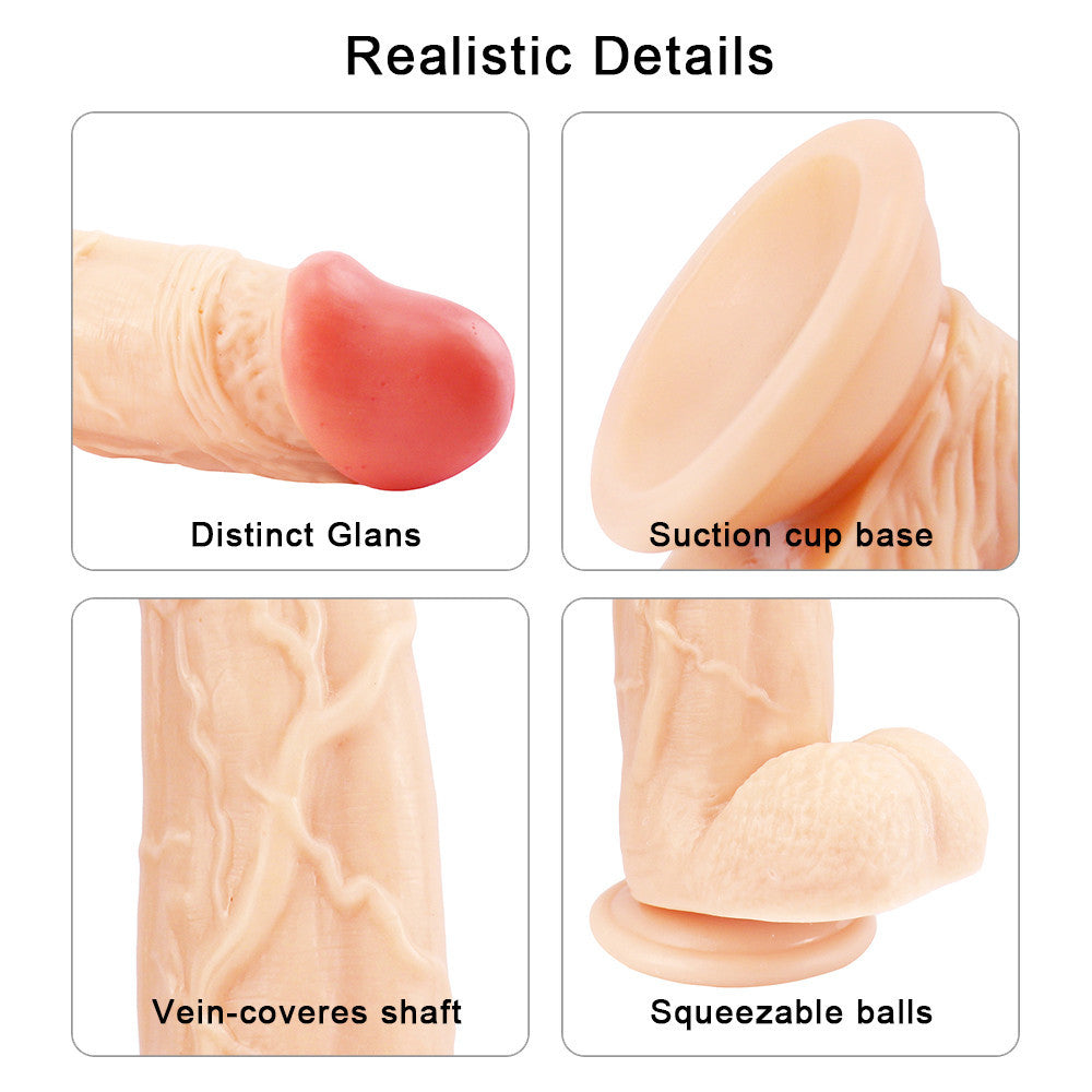 12 inch flesh color huge dildo