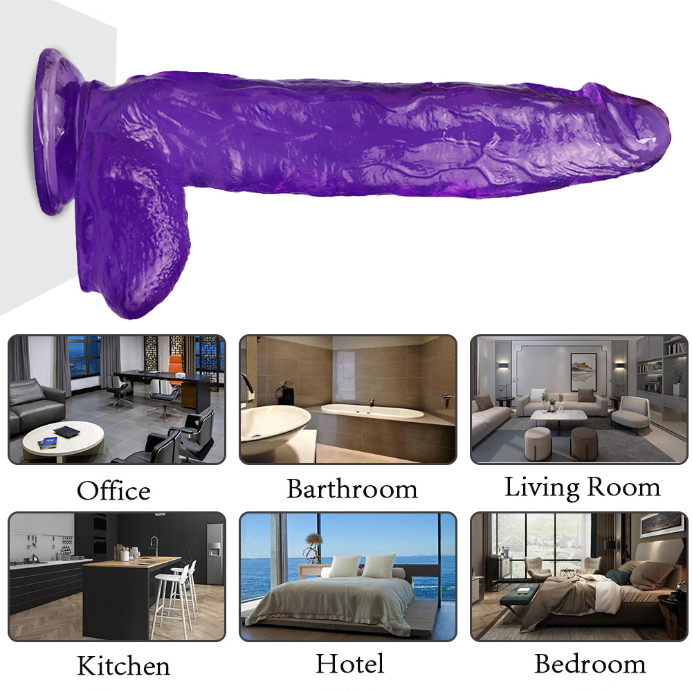 Big thick purple dildo