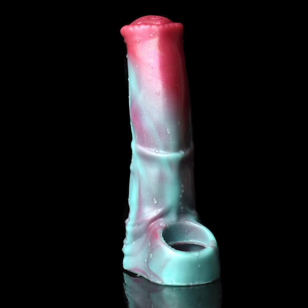 6 Inch Hollow Silicone Horse Cock Sleeve