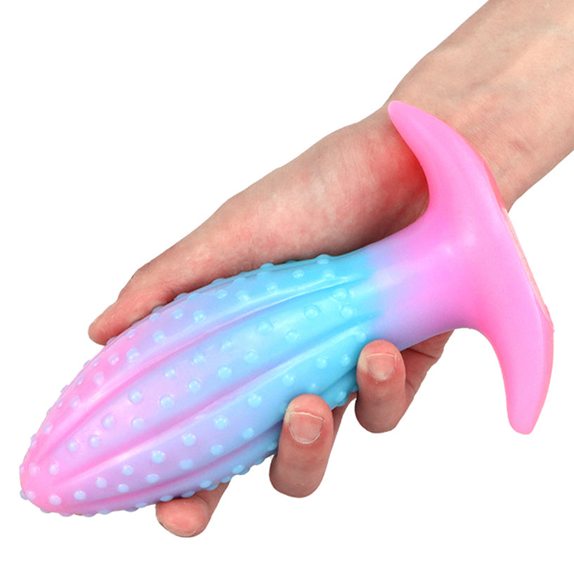 Cactus Glow In The Dark Silicone Anal Dildo