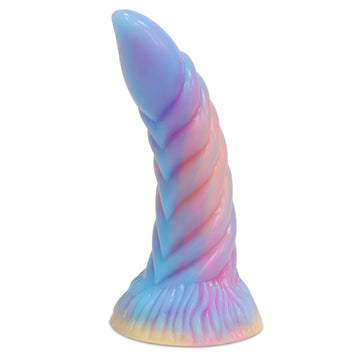 7 Inch Glow in the Dark Curved Snake Dildo