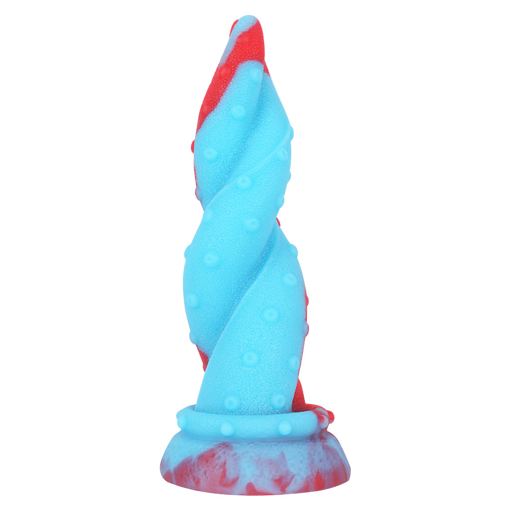 Octopus dildo Two Color Silicone Anal