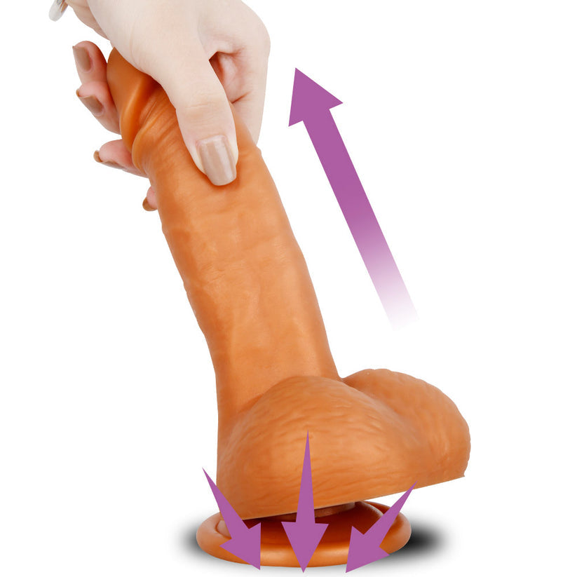 Soft Silicone Suction Cup Realistic Dildo