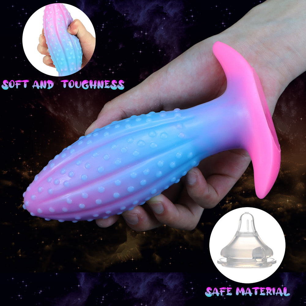 Cactus Glow In The Dark Silicone Anal Dildo