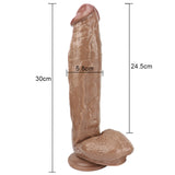 Load image into Gallery viewer, Long Thick Dildo Realistic With Suction Cup Balls