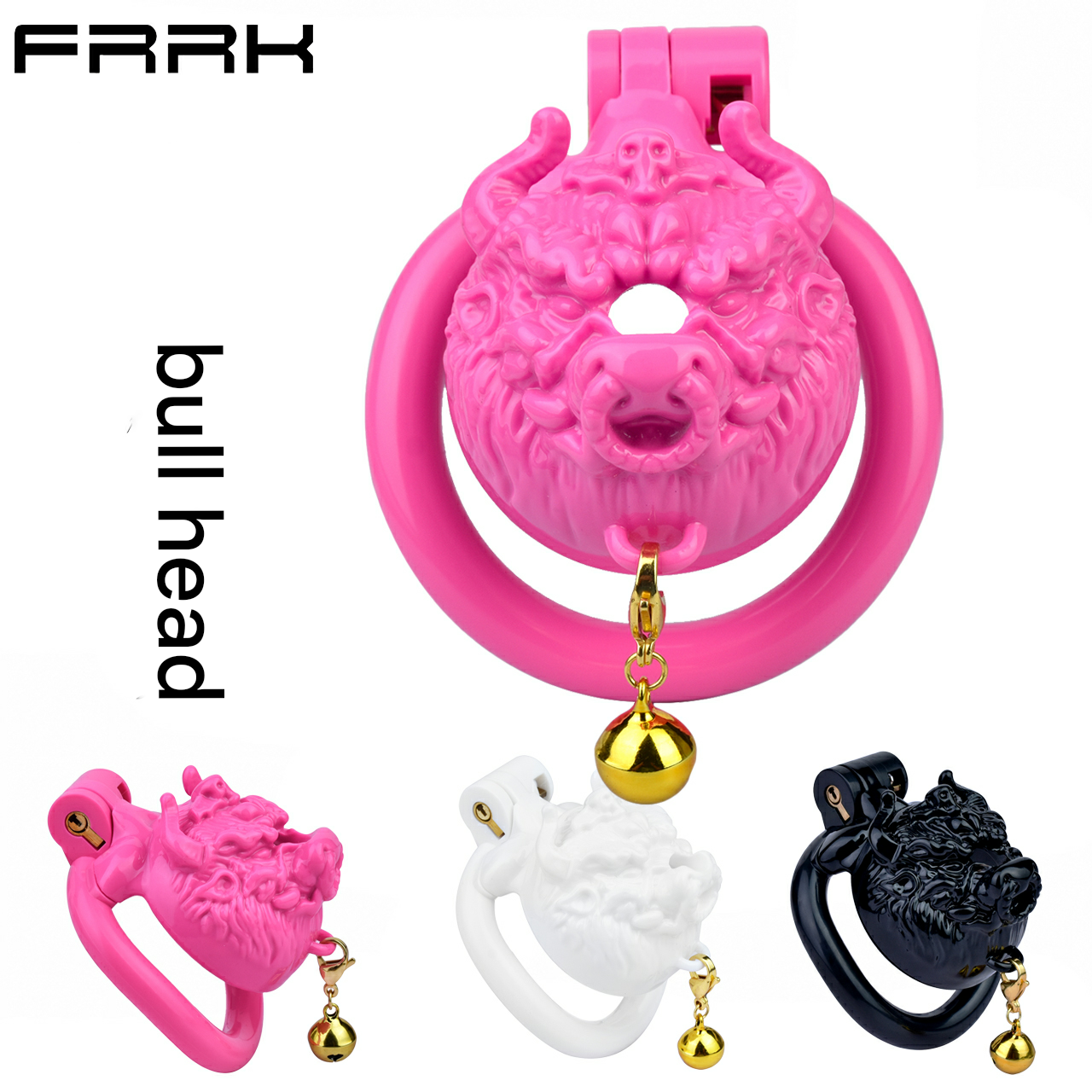 Bull Plastic Sissy Chastity Cage