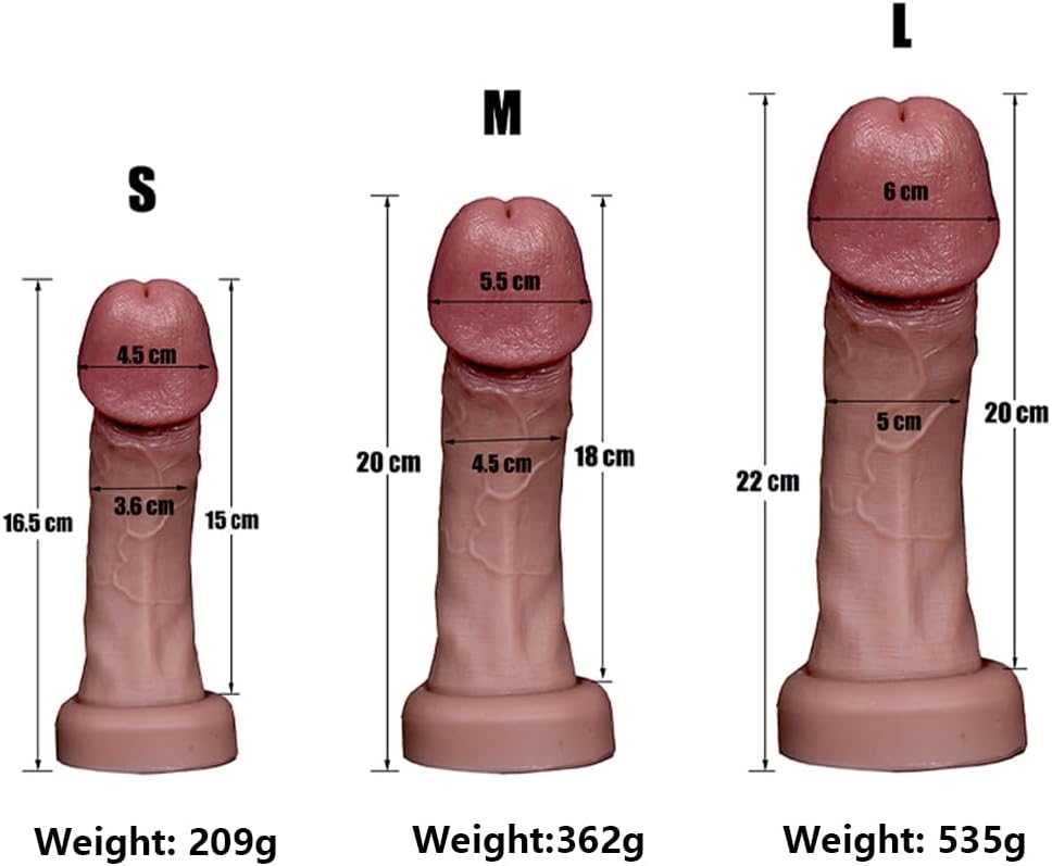 Big Glans Eggless Llifelike Dildo