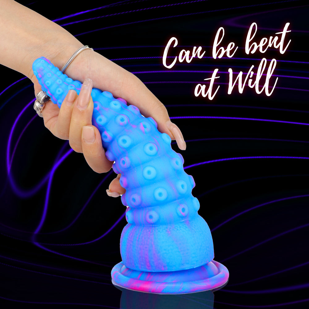 Blue Octopus Tentacle Anal Dildo