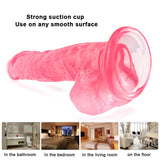 Load image into Gallery viewer, 9 Inch pink dildo