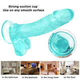 Load image into Gallery viewer, 7 Inch Green Dildo