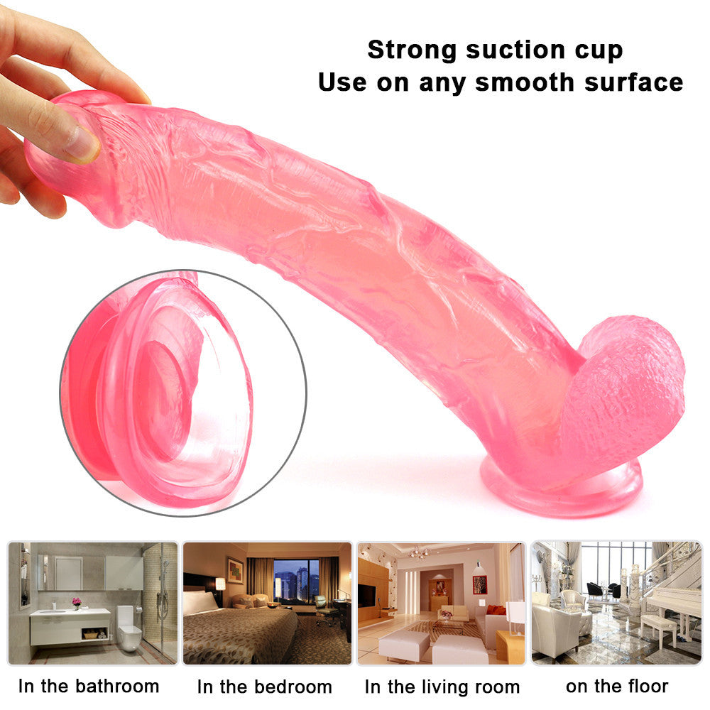 12 inch pink huge dildo