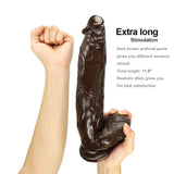 Load image into Gallery viewer, Big thick coffee dildo