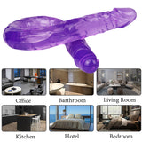 Load image into Gallery viewer, Double head 22 inch purple dildo