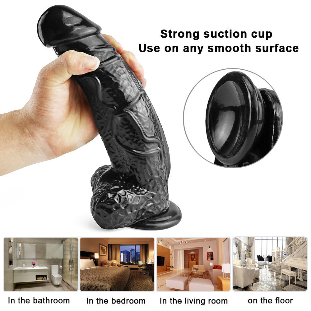 11 inch Huge Black Realistic Dildo