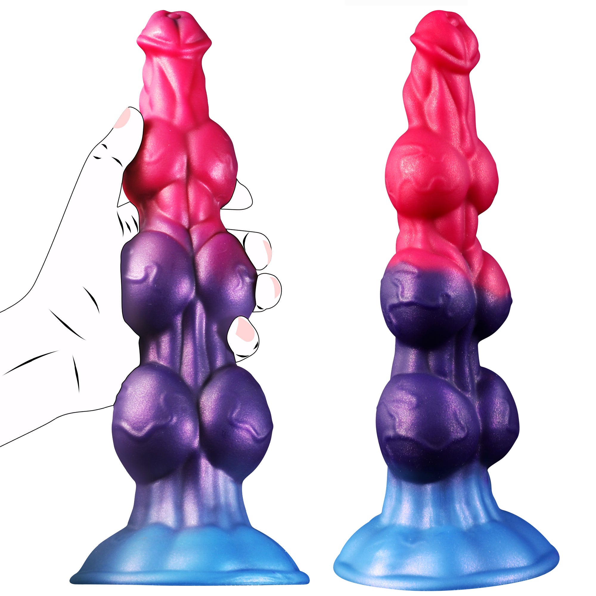 3 Knot Adult Toy Fantasy Dog Anal Dildo
