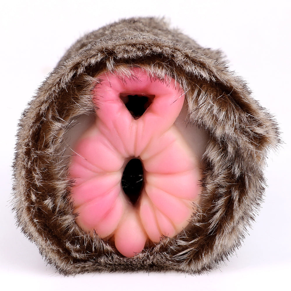 Lion Pussy Soft Silicone Plush Animal Masturbator