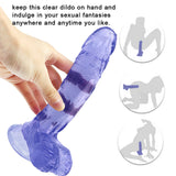 Load image into Gallery viewer, 7 inch blue dildo