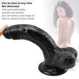 Load image into Gallery viewer, 7 Inch Black Dildo Girth Suction Cup