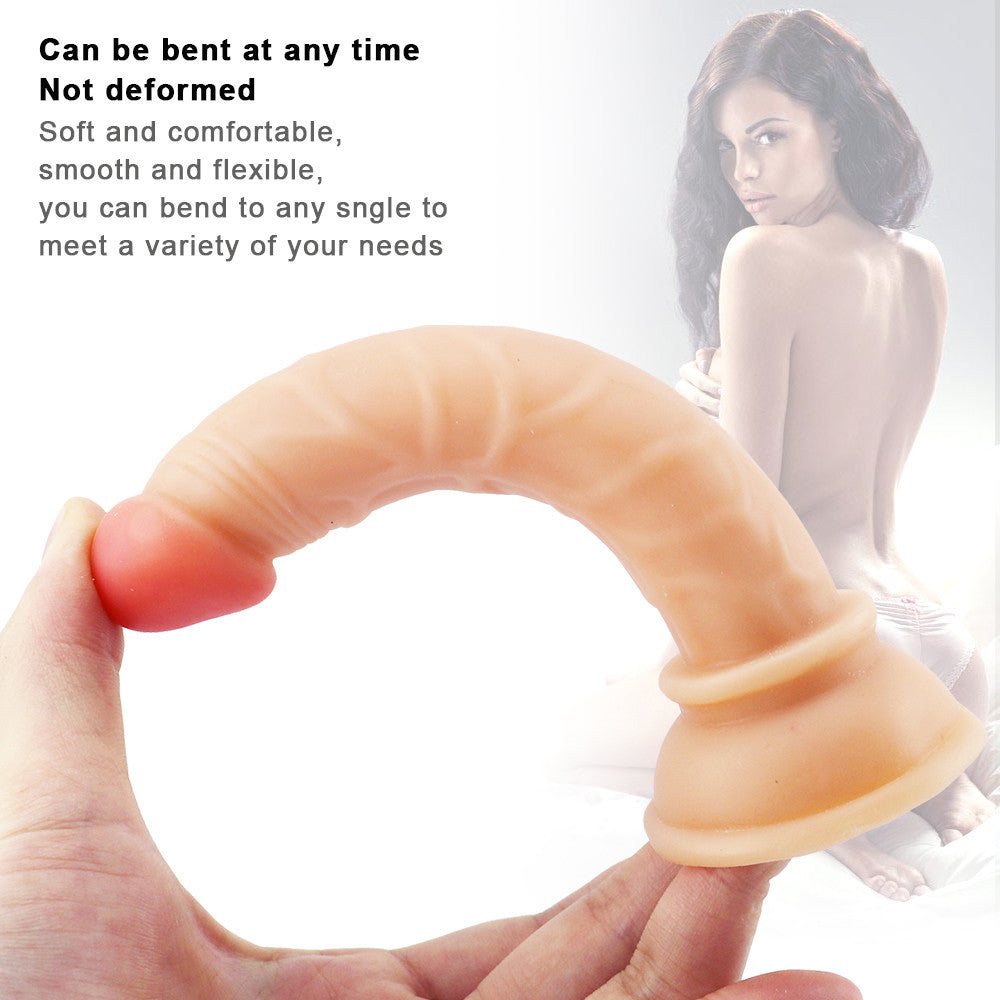 6 inch dildo Small flesh-colored