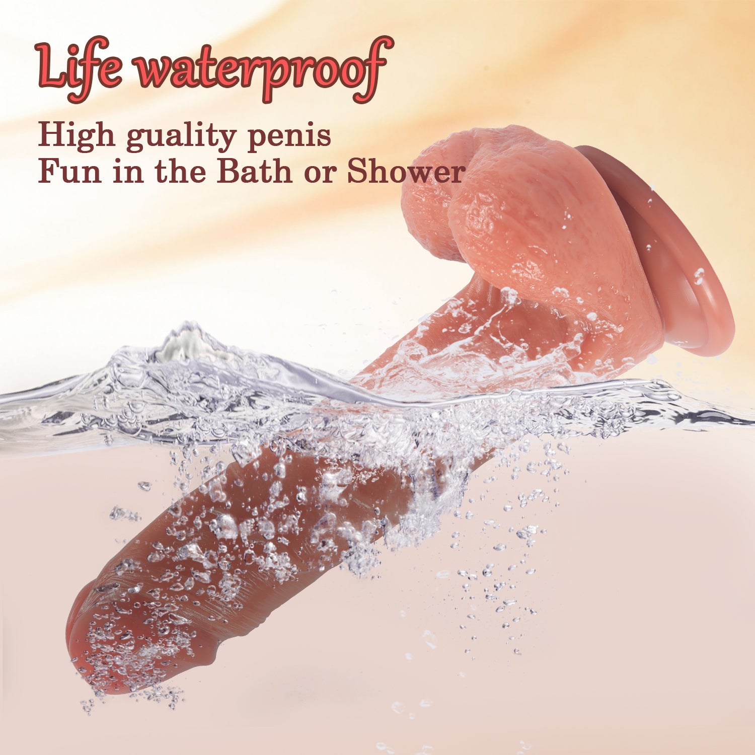 Remote Controlled Waterproof  8 inch Realistic Dildo