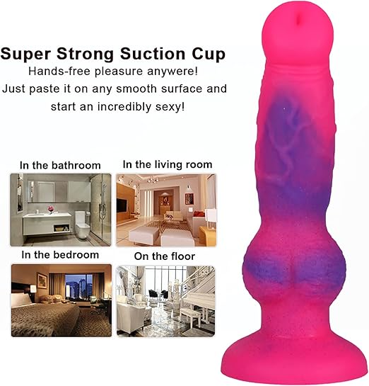 Pink Dog Penis Knot Dildo