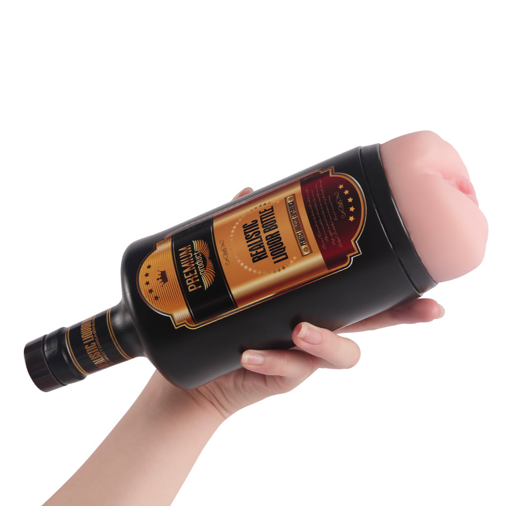 Wine Bottle Discreet Male Masturbator