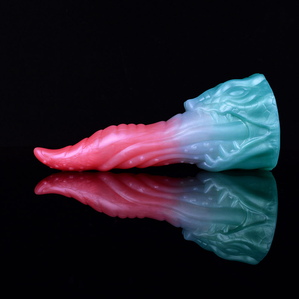 8 Inch Gradient Fantasy Monster Tongue Dildo