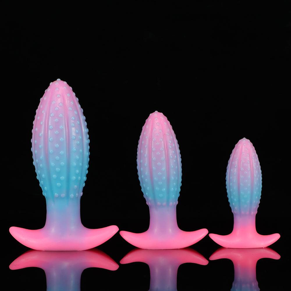 Cactus Glow In The Dark Silicone Anal Dildo