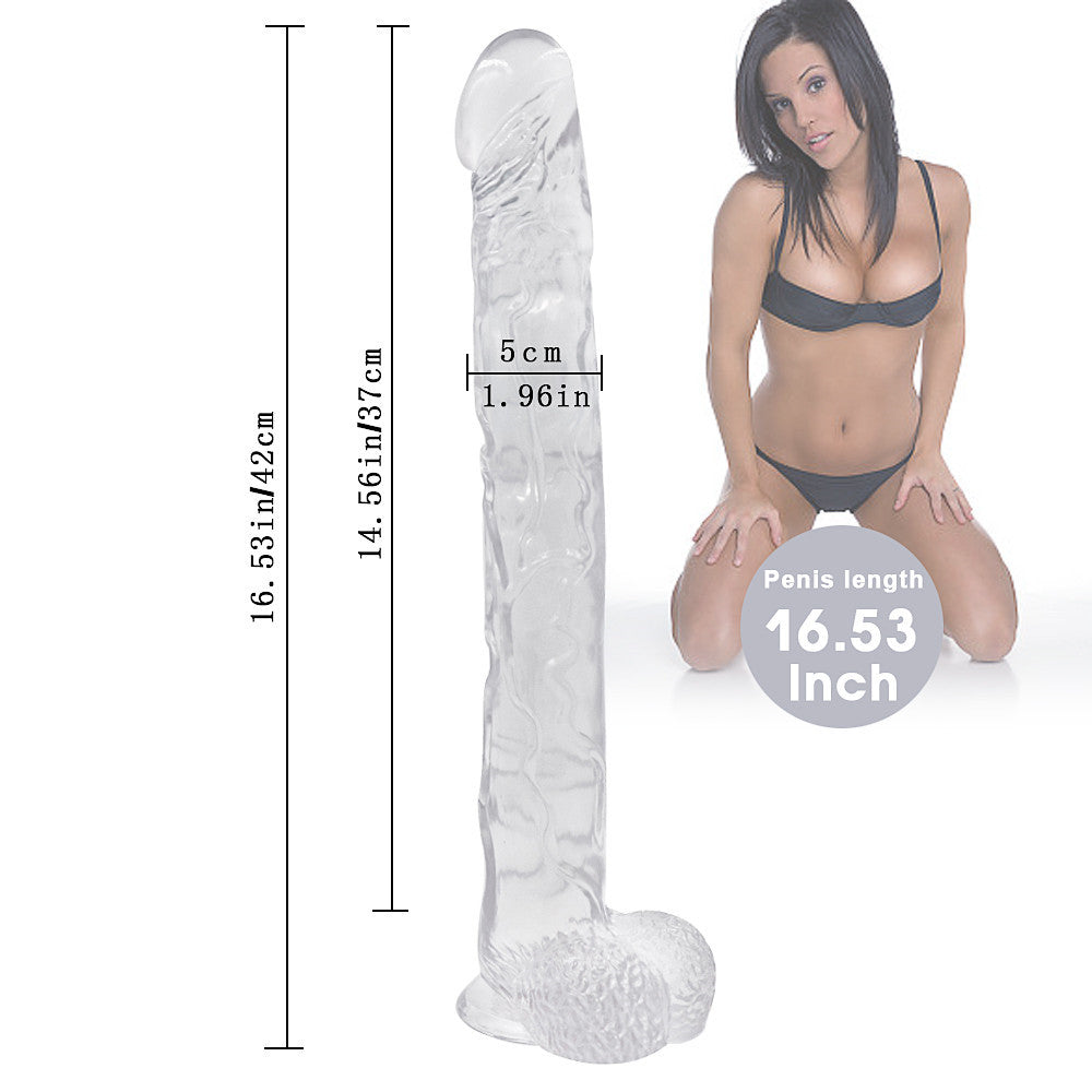 16 inch jelly dildo