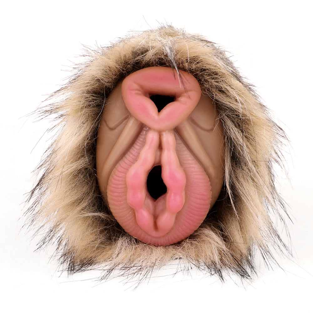 Donkey Pussy Plush Silicone Animal Masturbation Cup