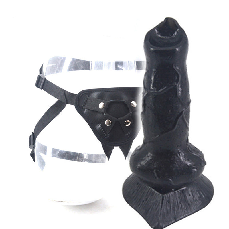 Beginner 6 Inch Strap On Dog Dildo