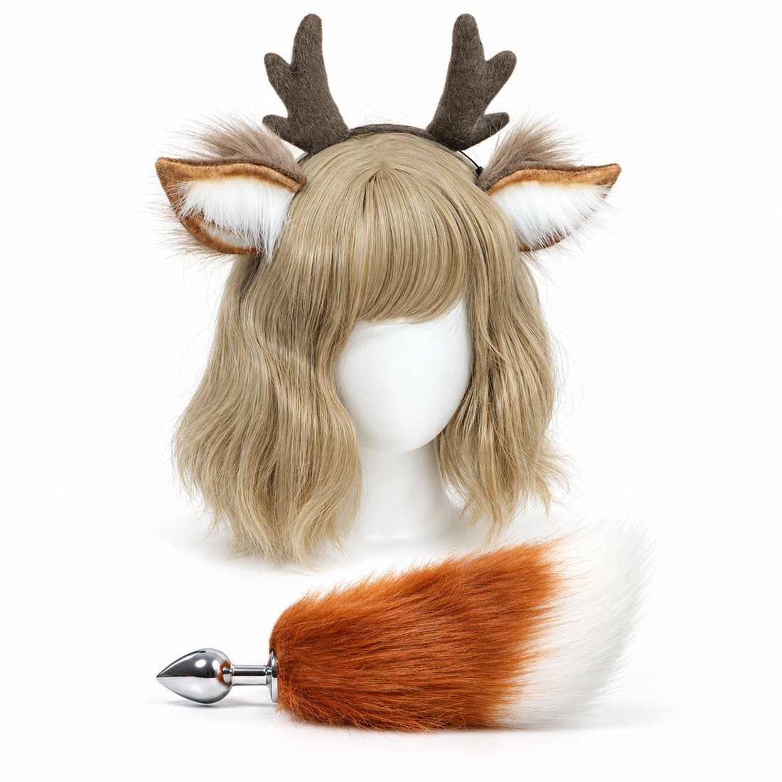 Deer Tail Butt Plug Sex Animal Role Play