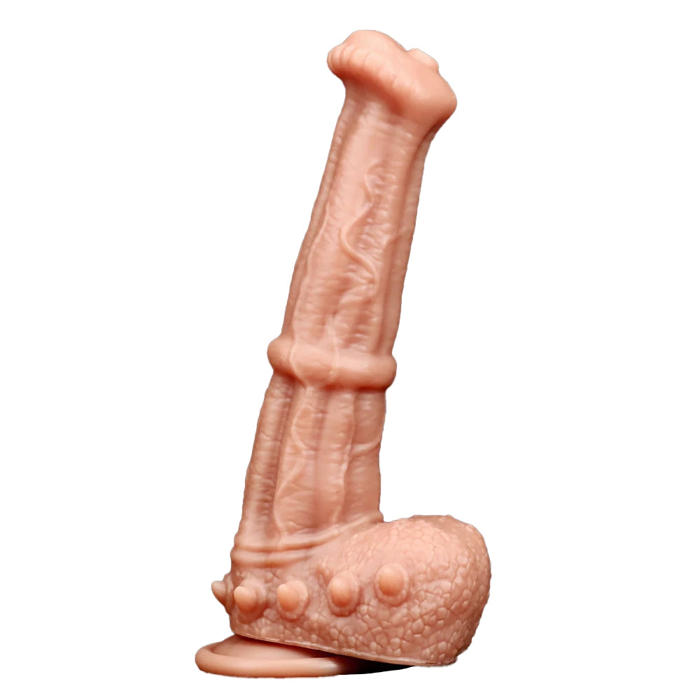 9 Inch Spiked Mutant Horse Dildo