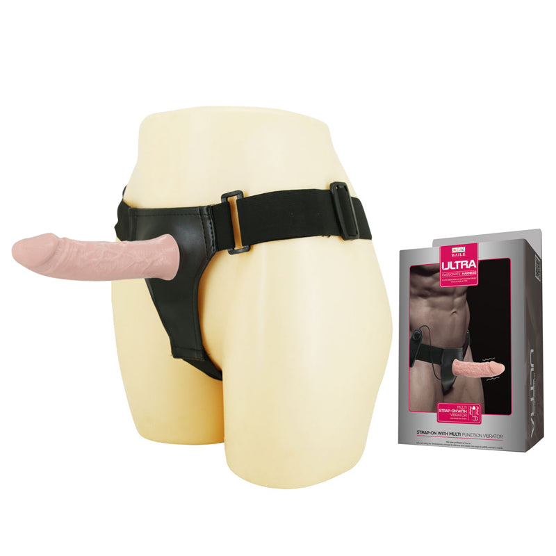 Realistic Strapon Vibrating Hollow Strap On