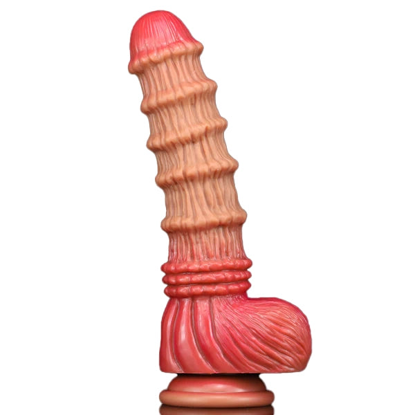 Bamboo Shoot G spot Ribbed Dildo
